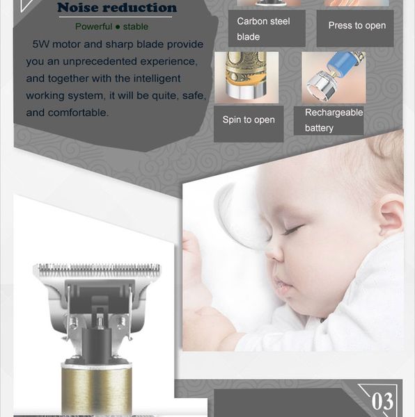 

kemei baldheaded hair clipper hair trimmer heavy hitter cordless trimmer men 0mm hair cutting machine newclipper jrfaq