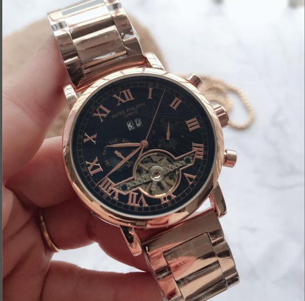 

2019 мода роскошь Patek Philippe дизайнер механические часы мужские и женские мужские жен
