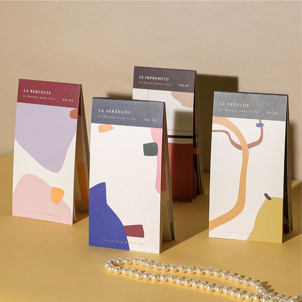 

каваи симпатичные акварель memo pad слово карманный книга планировщик список повестки дня блокнот канцелярские школа канцелярские papeleria