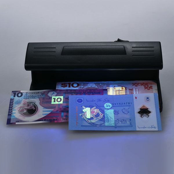 

ultraviolet uv money detector counterfeit bill machine forged money tester fake polymer bank note checker de billetes falsos de maquina