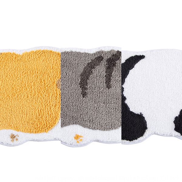 

cute cartoon home bathroom carpet toilet shower room door flocking non-slip home non-slip mat anti-skid mat