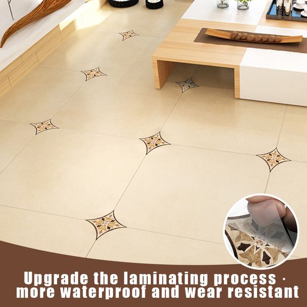 

floor decoration stickers peel and stick installation self-adhesive waterproof sticker lad-sale
