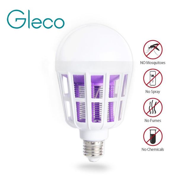 

mosquito killer lamp led bug zapper e27 led bulb 3 modes insect repellent night light 15w
