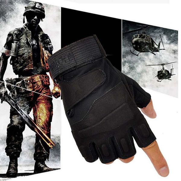 

brand outdoor sports fingerless tactical hunting riding gloves