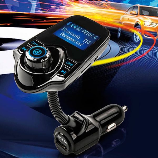 

fm transmitter mp3 music player bluetooth car kit handsset 5v 2.1a usb car charger support tf card 4g-32g bluetooth kit