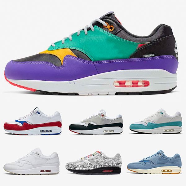 

brand shoes atmos 1s mens running shoes 87 trainers 87s og anniversary leopard what the sports designer sneakers size 36-45 ing