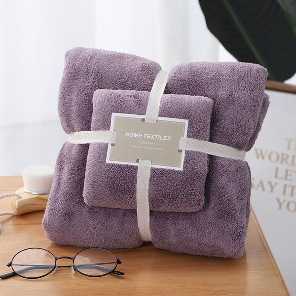 

new coral velvet absorbent bath towels for adults face towel bath towel set soft comfortable bathroom set 70*140cm 35x75cm