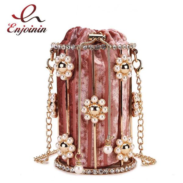 

fashion pearl flower diamond wedding party handbag evening bag crossbody bag clutch purse shoulder chain banquet