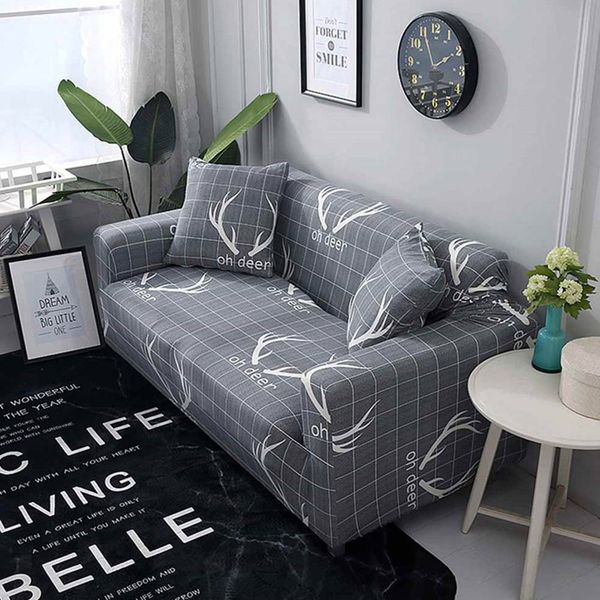 

printing elastic full sofa cover 90-140cm sofa tight wrap all-inclusive slip-resistant sectional deer