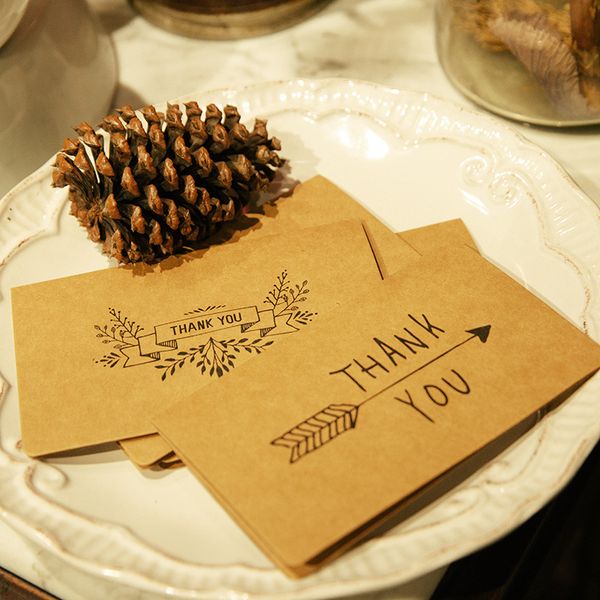 

100*160mm letter paper vintage thank you cardstock paper gift kawaii card envelopes for invitations greeting cards with envelope