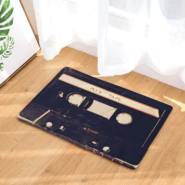 

hongbo magnetic tape mats anti slip floor carpet 3d tape pattern print doormat for bathroom kitchen entrance rugs home