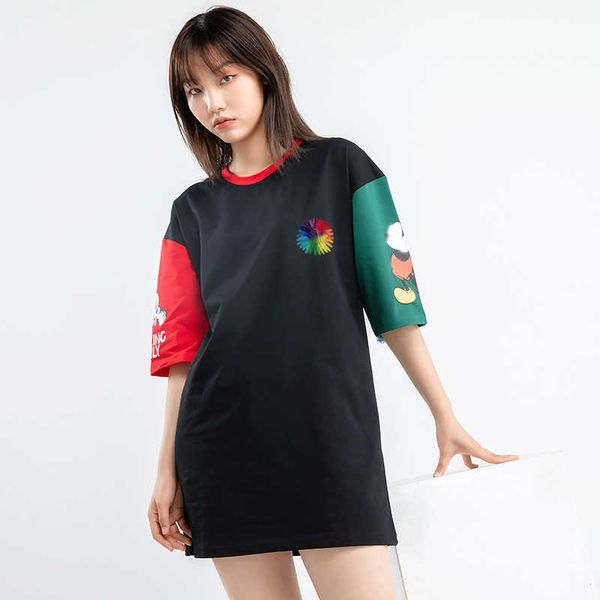 

fashion designer women dresses with letter printed new summer women brand l0g0 dresses casual sports women t shirt dress tees size s-xl, Black;pink