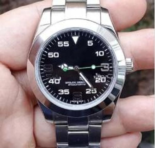 

u1 factory automatic mechanical men watch blue dial sapphire stainless steel transparent glass back men's watches, Slivery;brown