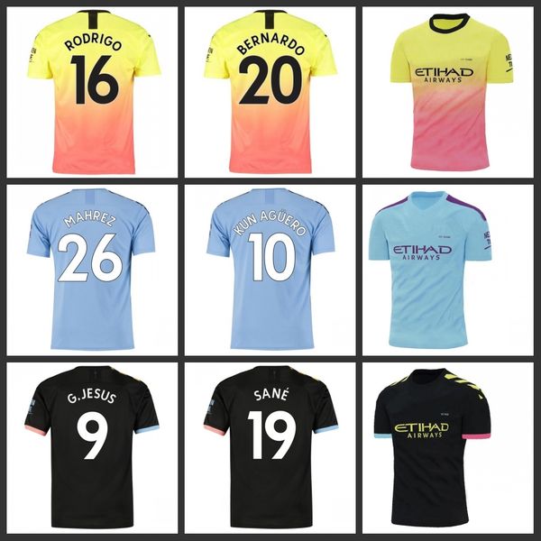 

2019 2020 city FODEN MAHREZ De Bruyne KUN AGUERO football shirt BERNARDO Camiseta 19 20 soccer jerseys MENDY SANE maillot de foot