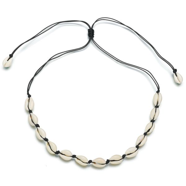 

accessories posimi second wind alloy natural shell weave clavicle necklace, Silver