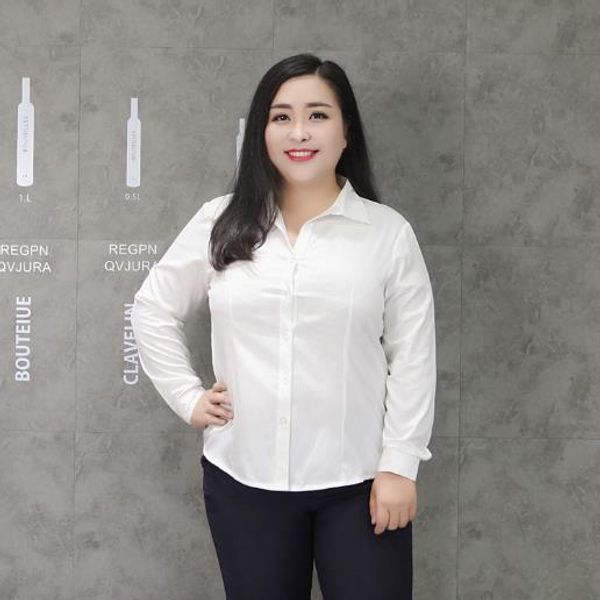 

women shirts 2020 9xl 8xl 7xl 6xl blusas mujer de moda women camisa feminina big size office ladies wear striped blusas j243, White