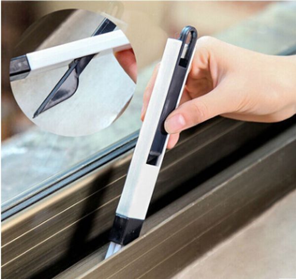 

window door groove cleaning brush with dustpan kitchen cleaning tool 2 in 1 multipurpose computer keyboard brushes