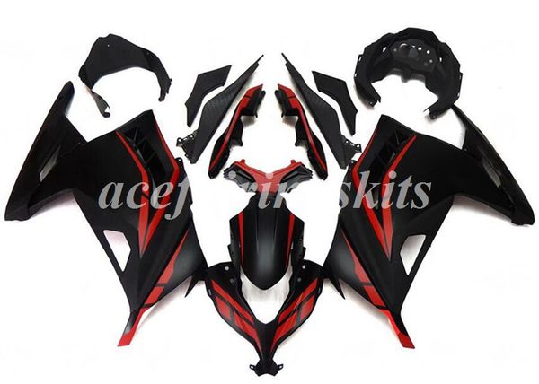 

литьевая форма новый abs мотоцикл полный обтекатели комплект подходит для kawasaki ninja 300 ex300 300r 2013 2014 2015 2016 2017 набор черны
