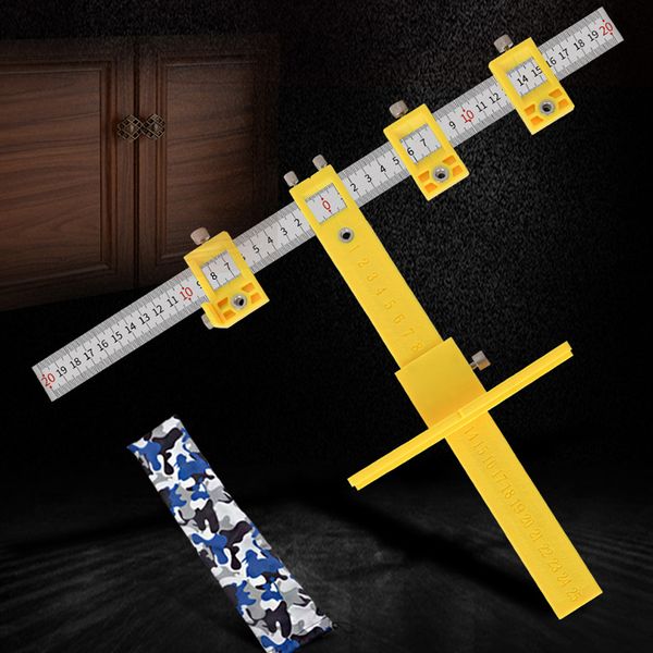 

drill guide sleeve cabinet hardware jig drawer pull wood drilling dowelling hole jig furniture punching tools true position tool