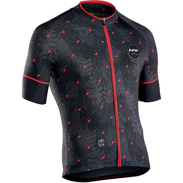 

2019 nw team men summer breathable short sleeve cycling jersey mtb bike racing clothing mtb bicycle clothes k092402, Black;red