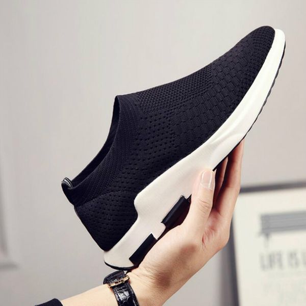 

wholesale men shoes speed trainer wine red triple-black sky blue color flat fashion socks sneaker casual speed trainer runner
