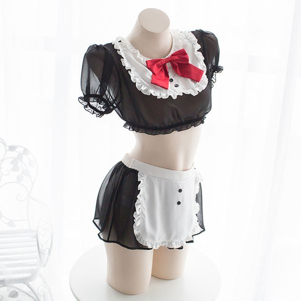 2019 Womens Cute Anime Cosplay Maid Costume Sexy Lingerie Lolita Japanese  Schoolgirl Uniform Mesh Babydoll From Nakewei, $10.16 | DHgate.Com