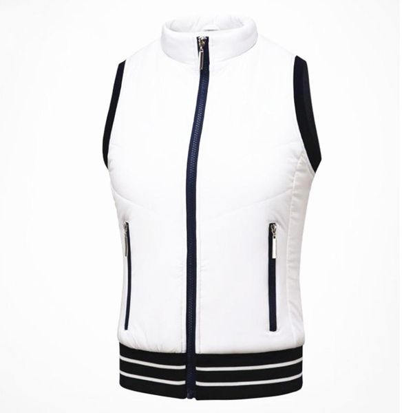 

golf clothing ladies vest plus velvet thick plush warm sports vest fashion design plush heating functional fabric, Red;blue
