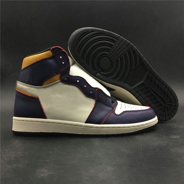 

1 high og defiant sb la to chicago basketball designer shoes court purple sail university gold black fashion trainers with box, White;red