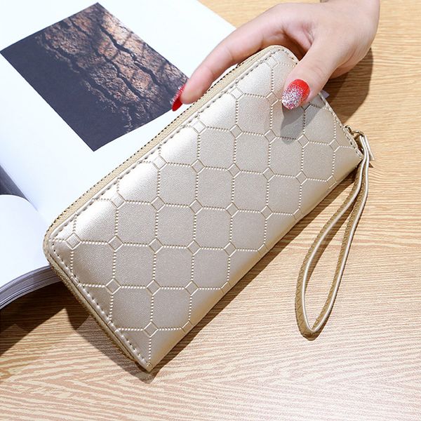 

2020 new ladies hand purse multifunctional fashion wallet card bag mobile phone bag
