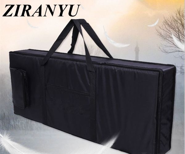 

61 key universal instrument keyboard bag thickened waterproof electronic piano cover case for electronic organ, Black;red