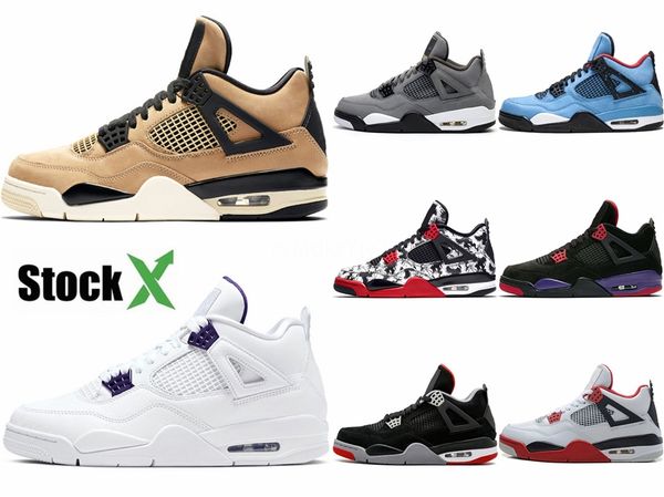 

new 2020 black cat 4s bred 14s low mens basketball shoes unc concord 45 red cement pure money royalty cool grey men sneakers what the #907