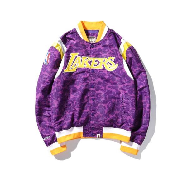 

2019 дизайнер мужских курток harajuku хип-хоп ветровки пальто камуфляжа скейтборд коробка логотип фиолетовой обезьяну акула куртки, Black;brown