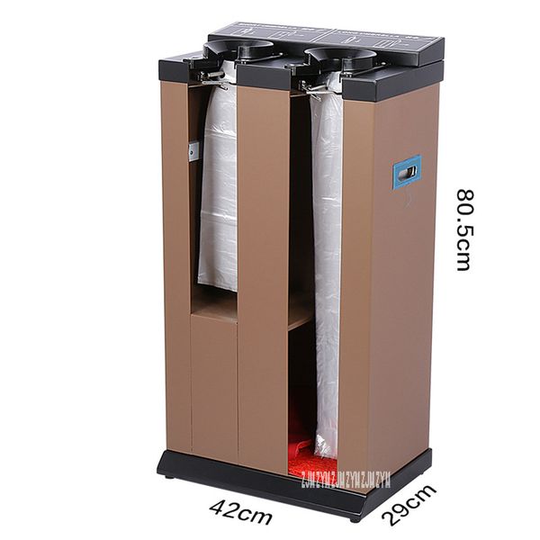 

l lobby doorway stainless steel umbrella bag machine automatic double head waterproof disposable bag umbrella cover machine