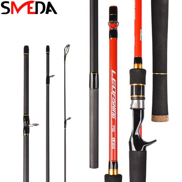 

high carbon spinning casting 1.8m 1.98m 2.1m 2.4m fishing rod power xh sea river lake fishing rod fish tools