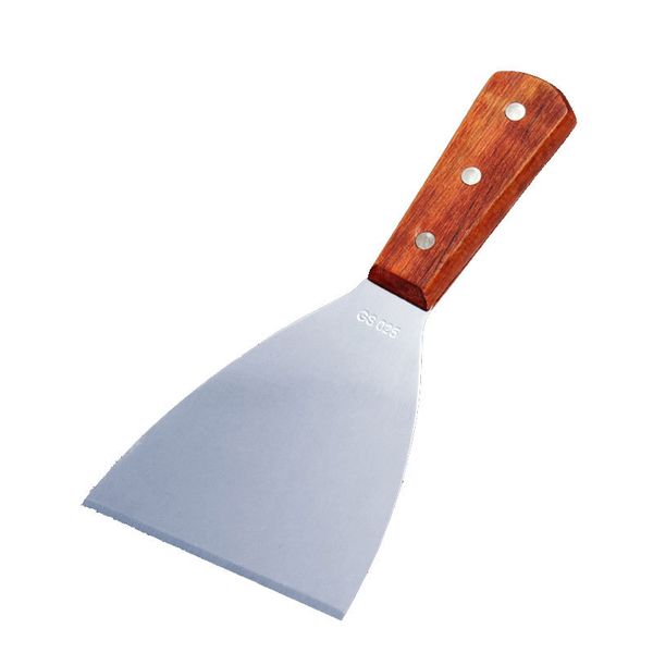 

Foodservice 38309 Wood Handle Slant Edge Grill Scraper, 4-Inch x 8.5-Inch