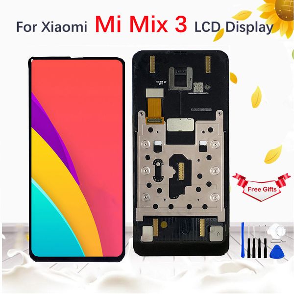 

6.39" for xiaomi mi mix 3 amoled lcd display touch screen digitizer assembly with frame for xiaomi mix3 lcd replacement part