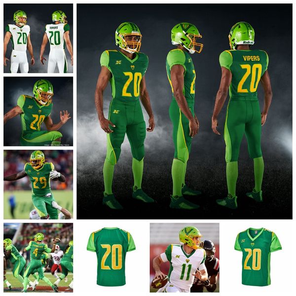 

xfl jerseys titus oneil jersey matthew wright corey moore rannell hall tanner mcevoy 2020 new mens football jerseys custom stitched, Black;red