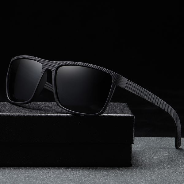

brand design classic fashion polarized sunglasses men women square frame sun glasses male sport goggle uv400 gafas de sol, White;black