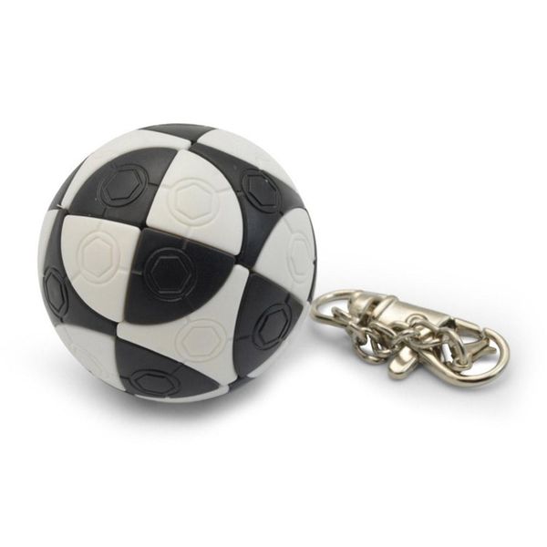 

kuulee mini football shape keychain magic cube educational toy kids stress reliver prop shaper trinmmer shirts supplies