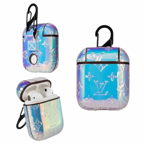 

Кожа Airpods чехол для Apple, Airpods PU Protector Обложка Моды Anti потерянного Hook Застежка брелока для воздуха стручки Airpod сотового телефона Case