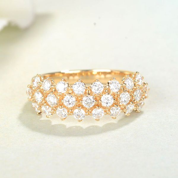 

popular flower 14k ring noble luxurious ring, Silver