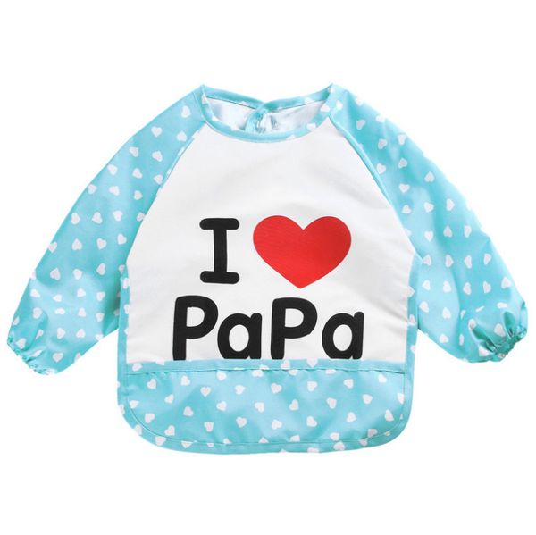 

baby kids bibs toddlers boy girls feeding baberos lunch letter smock dinner train babador love apron waterproof children