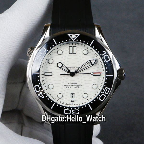 

new james bond 007 210.32.42.20.04.001 black texture dial automatic mens watch black bezel steel case rubber strap gents watches hello_watch, Slivery;brown