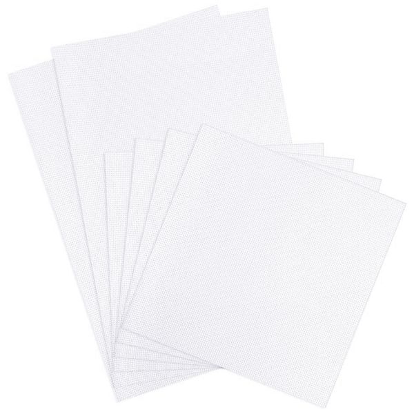 

6 шт. 14ct aida ткань 4 шт. 30x30 см 2 30x45 см хлопок вышивка крестом ткань diy рукоделие шитье ручной работы, Black