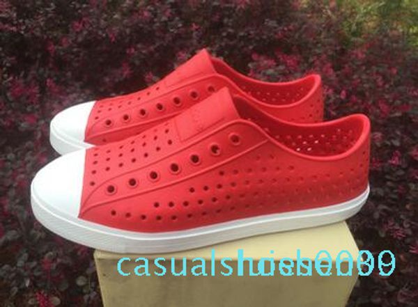 

2017 summer lover hole hollow sandals mules footwear couple shoe women anti-skid beach flats casual shoes sandalias l30, Black