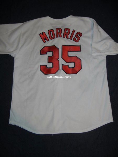 

retro russell athletic #35 matt morris st louis jersey xxl pujols mcgwire mens stitched baseball jerseys, Black;blue