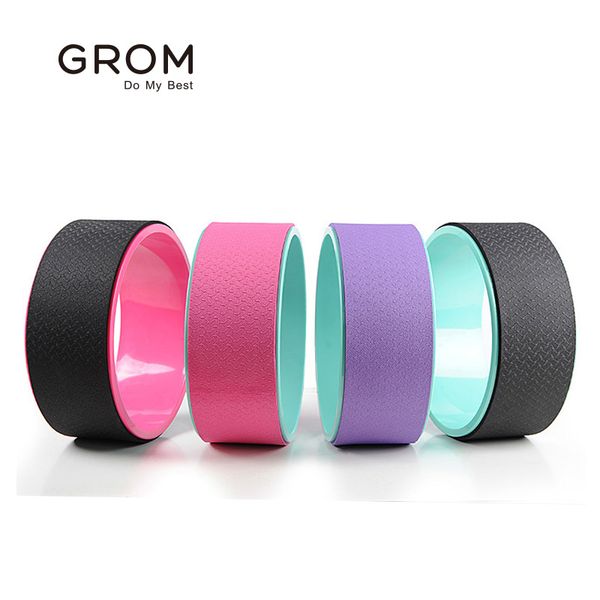

sukham yoga wheelpilates circle yoga fitness roller wheel gym workout back training tool slimming magic waist shape pilates ring