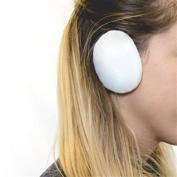 

1 pair women man keep warm winter earbags bandless ear warmers earmuffs ear cover comfort earmuffs oorbeschermers new, Blue;gray
