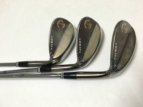 

CG17 Клин черный CG17 Golf Wedge Гольф-клубы 52/56/60 градусов стальной вал с крышкой головки