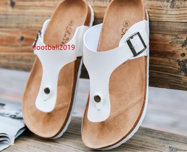 

men women shoes sandals slippers summer lady flats sandals cork slippers casual shoes mixed colors mixed colors beach slides plus size 39-44